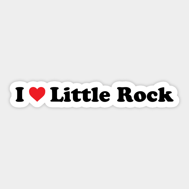 I Love Little Rock Sticker by Novel_Designs